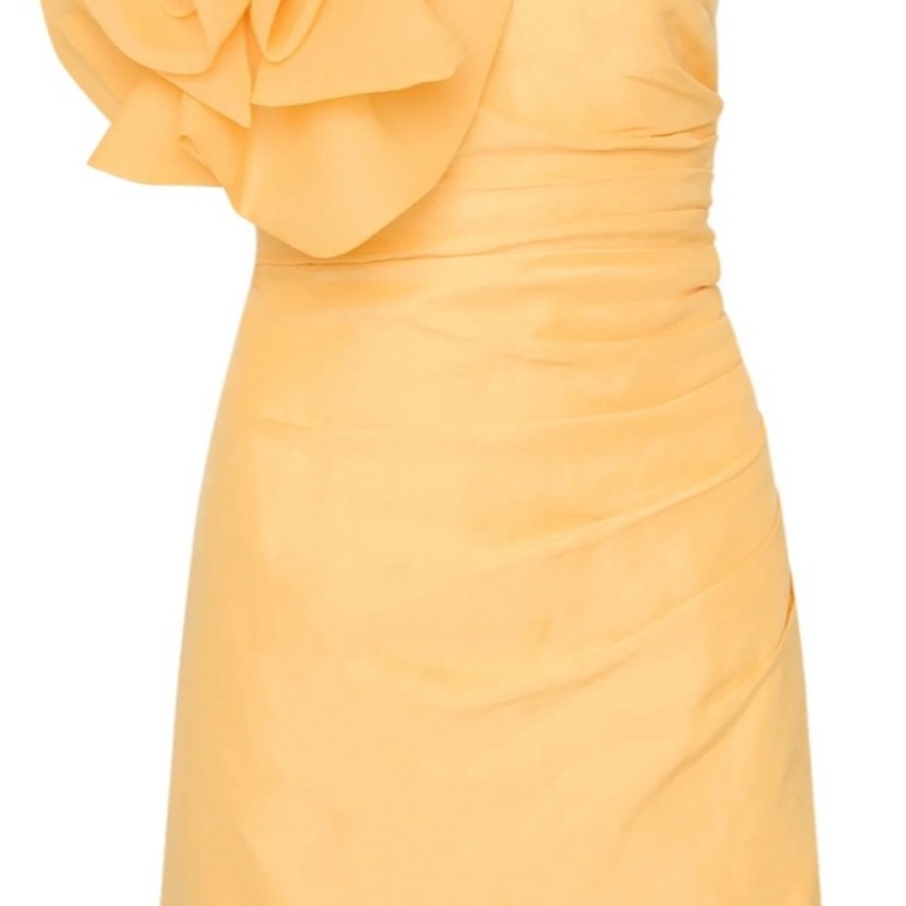 Aje One Shoulder Yellow Dress - Picture 4 of 6